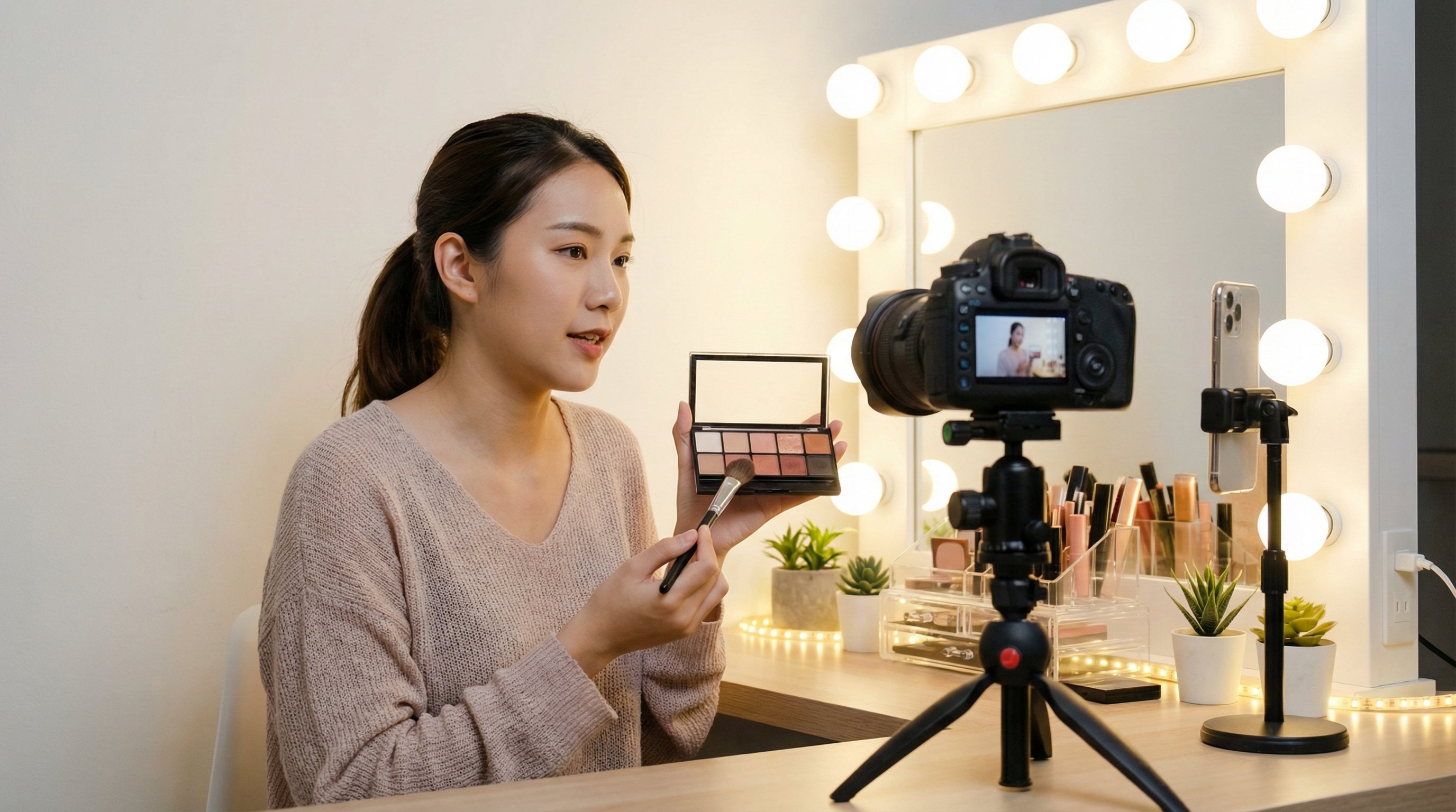 百合女同美妆视频教程